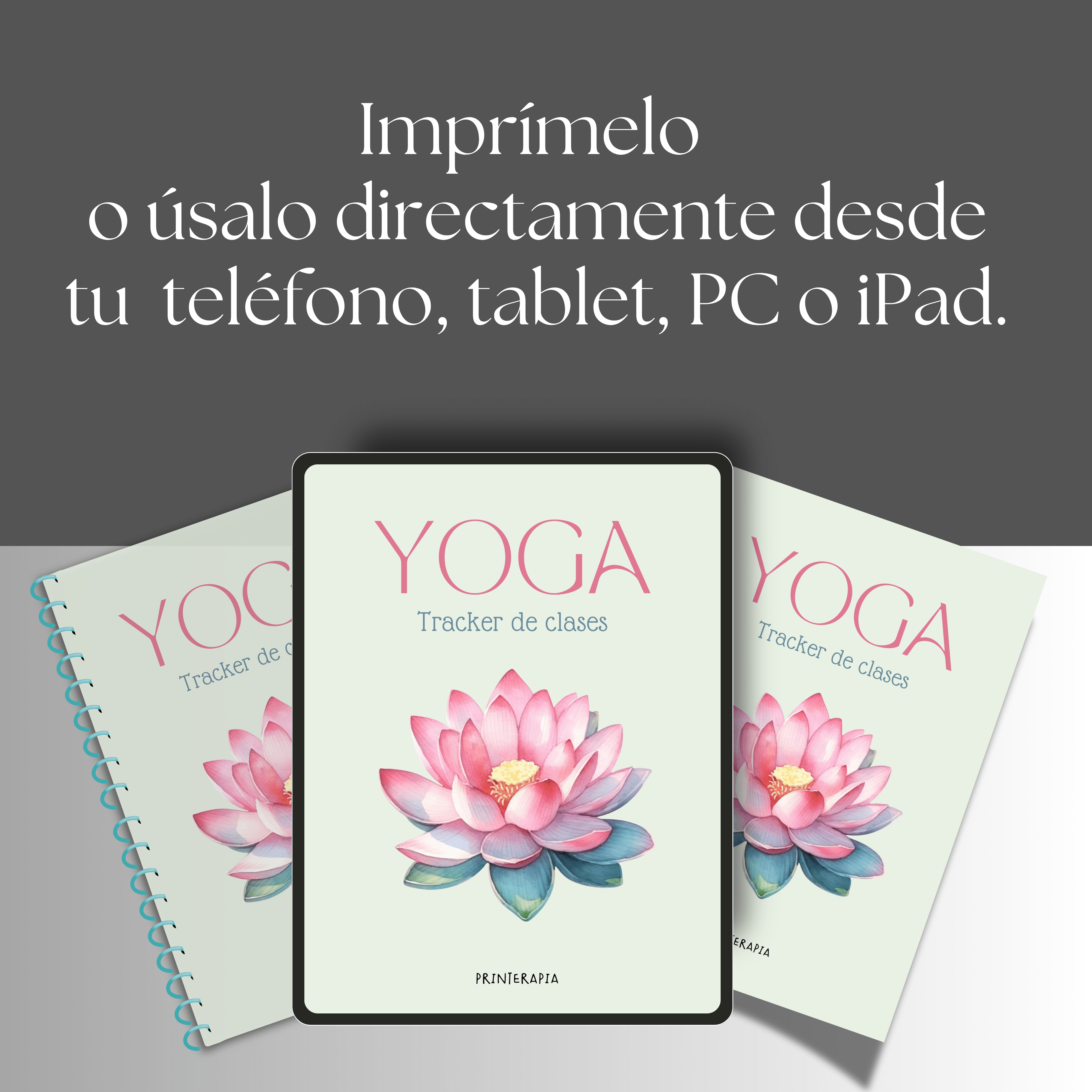 Diario de yoga imprimible – Tracker y mindfulness PDF