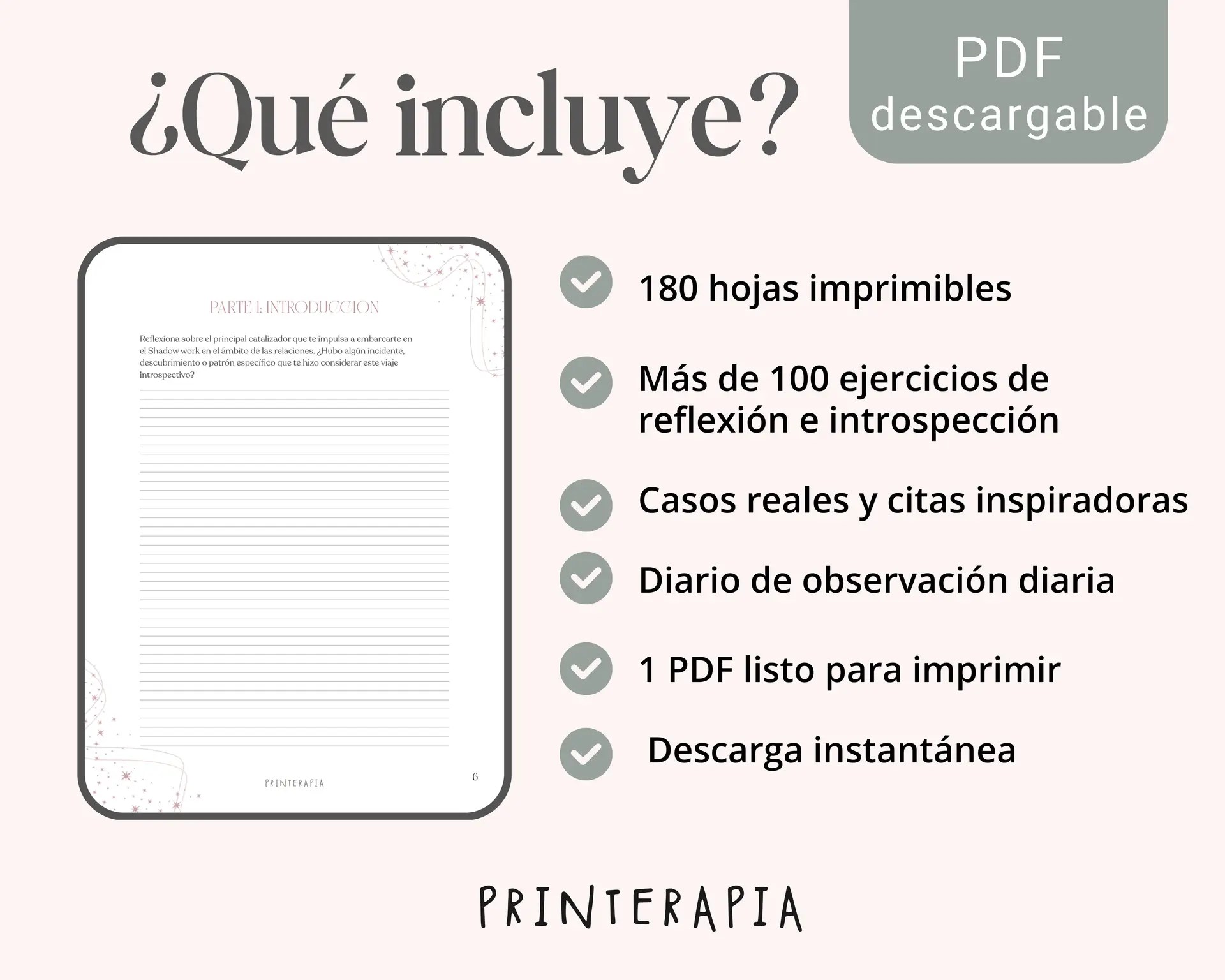 Diario Shadow Work Relaciones – Sanar patrones PDF