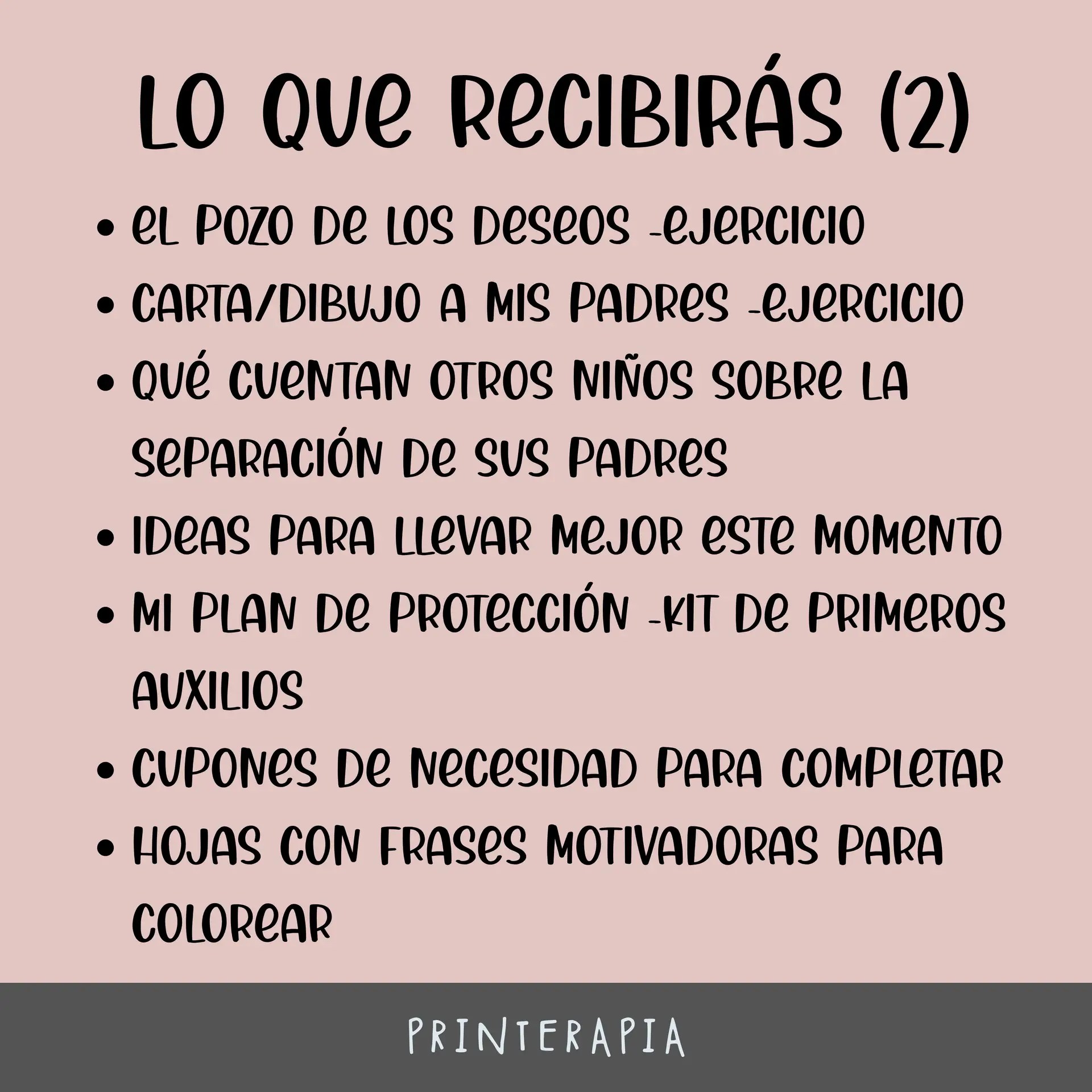 Cuaderno divorcio niños – Hojas terapéuticas PDF