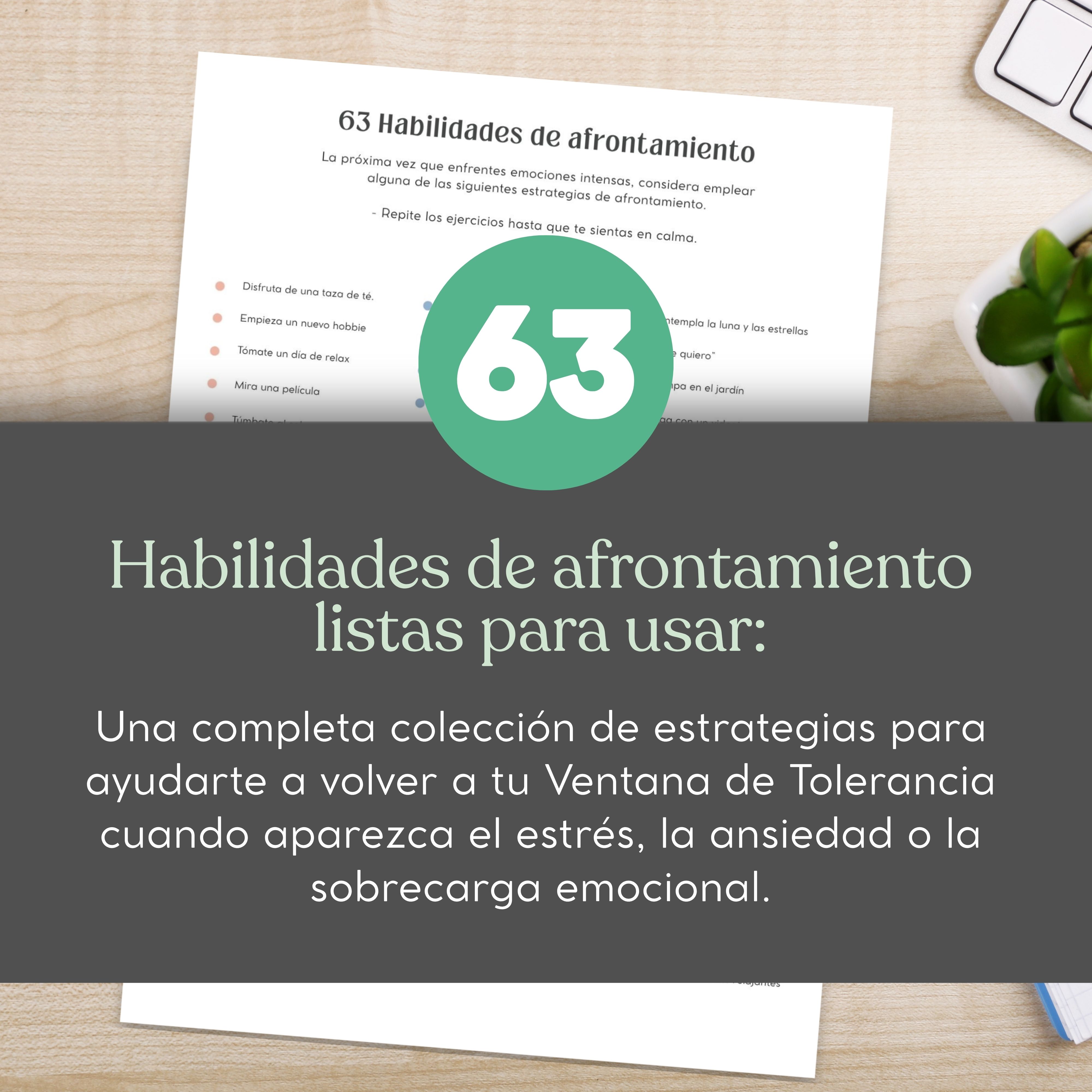 Ventana de Tolerancia PDF-Guía rápida y ejercicios