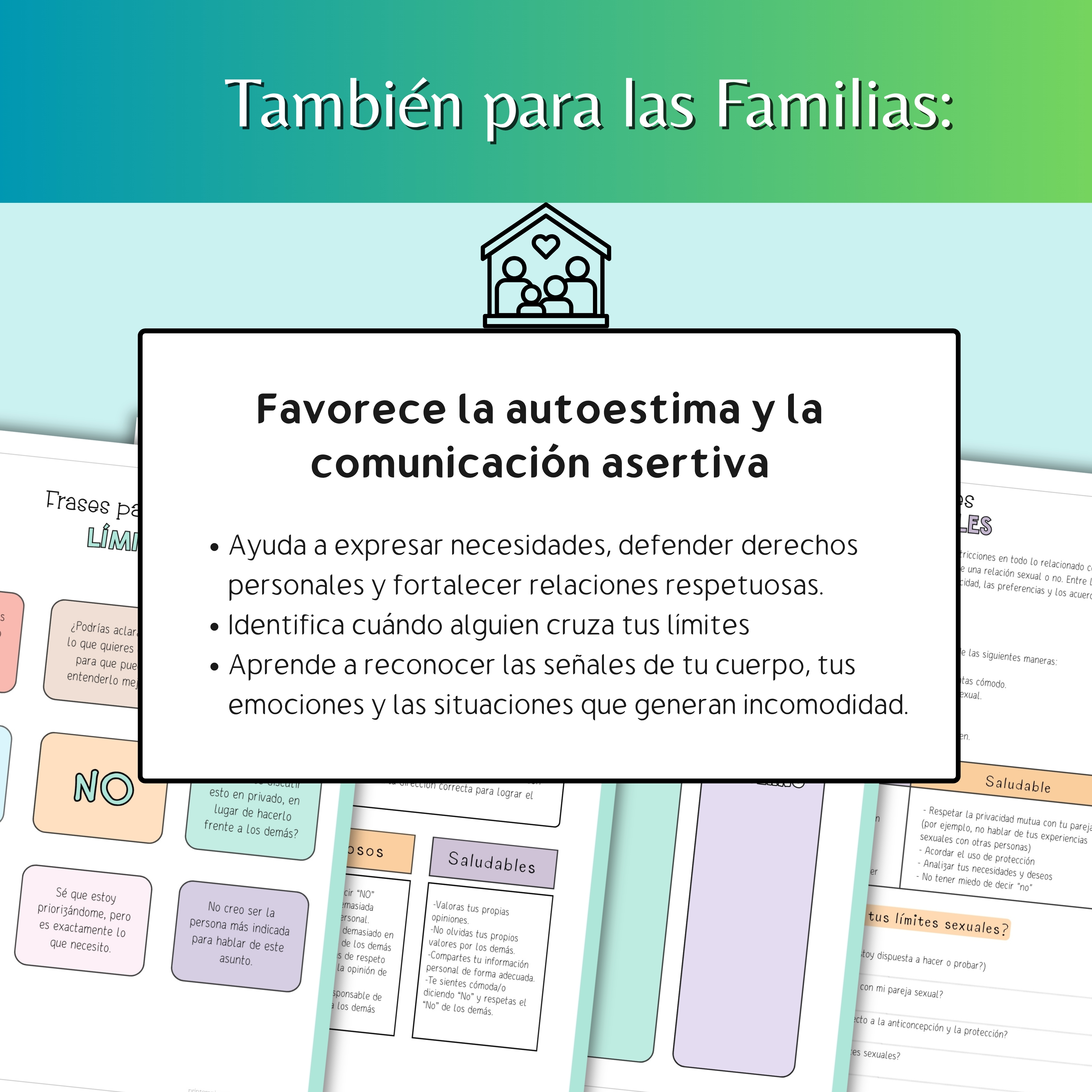 Recurso terapéutico para trabajar límites saludables en consulta con adolescentes y adultos