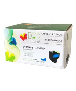 Lexmark CS / CX417 / CX517 / 71B1HC0 Reman Cyan Ecotone 3.5K