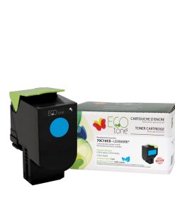 Lexmark 70C10C0 CS310 / 410 / 510 Reman Ecotone Cyan Toner 1K
