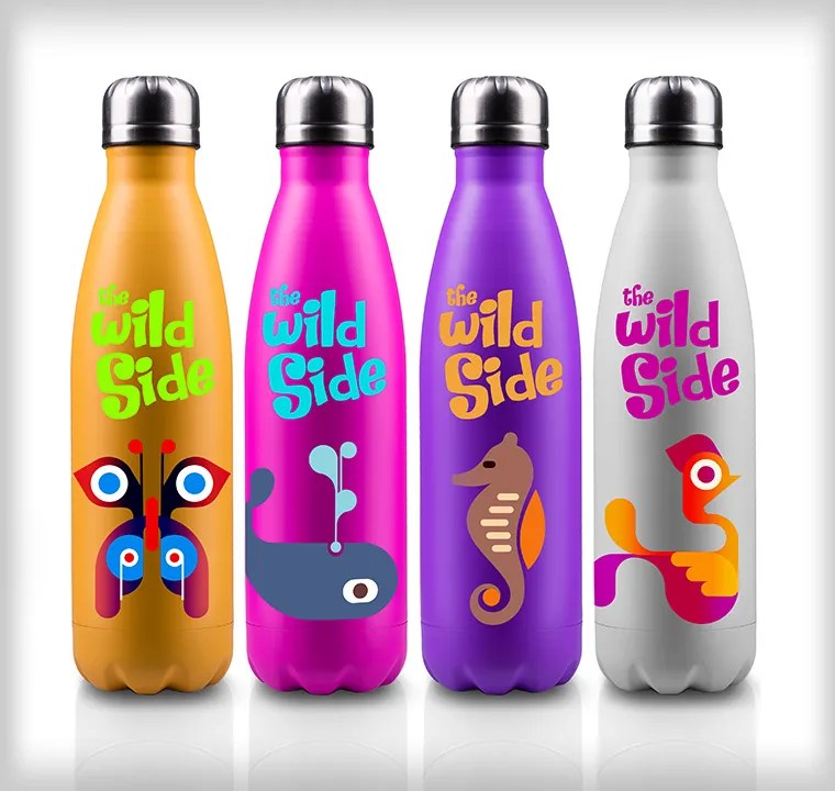 Roland V-Bond UV Ink on Bottles
