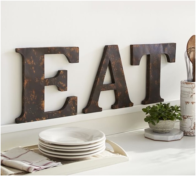 Rustic Metal Letters