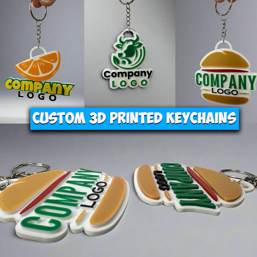 Custom 3d Printed Keychain Printmix Studios