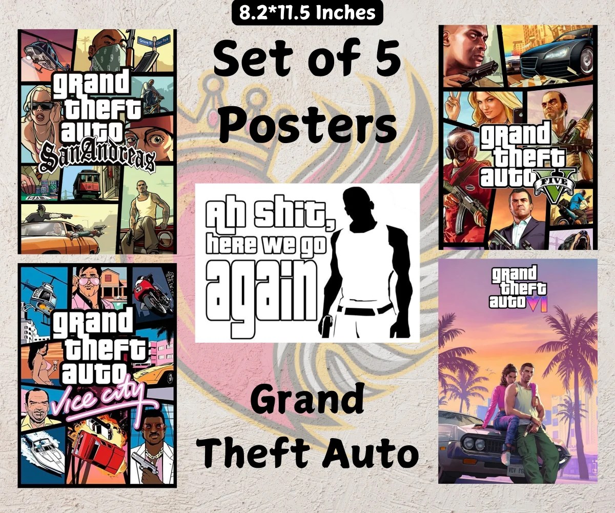 Grand Theft Auto Posters Print Nest 