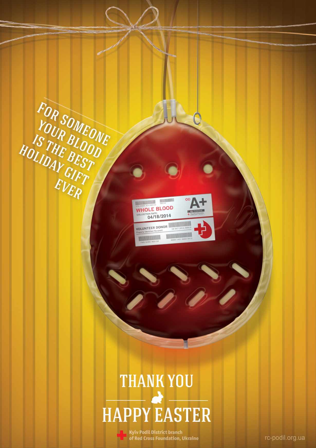 Blood donation - not your typical Easter activity, but important nonetheless.