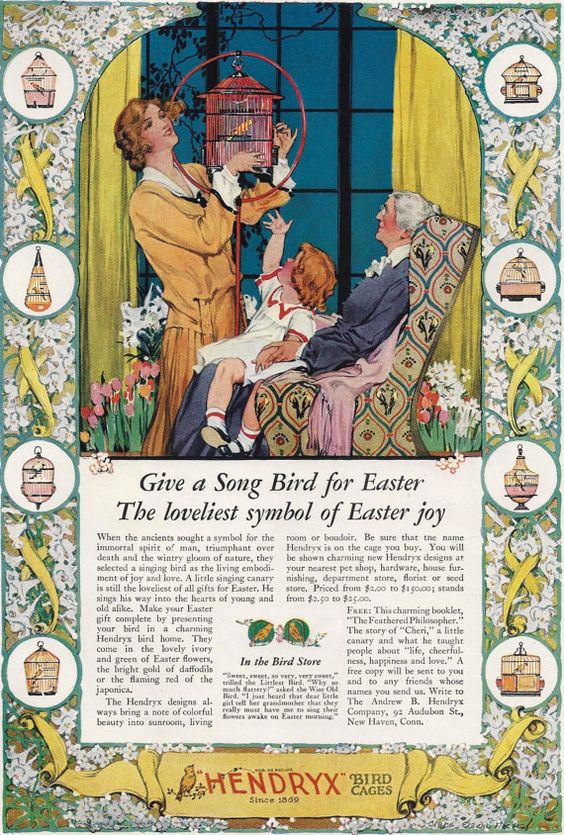 A Song Bird is definitely no longer a traditional Easter gift.