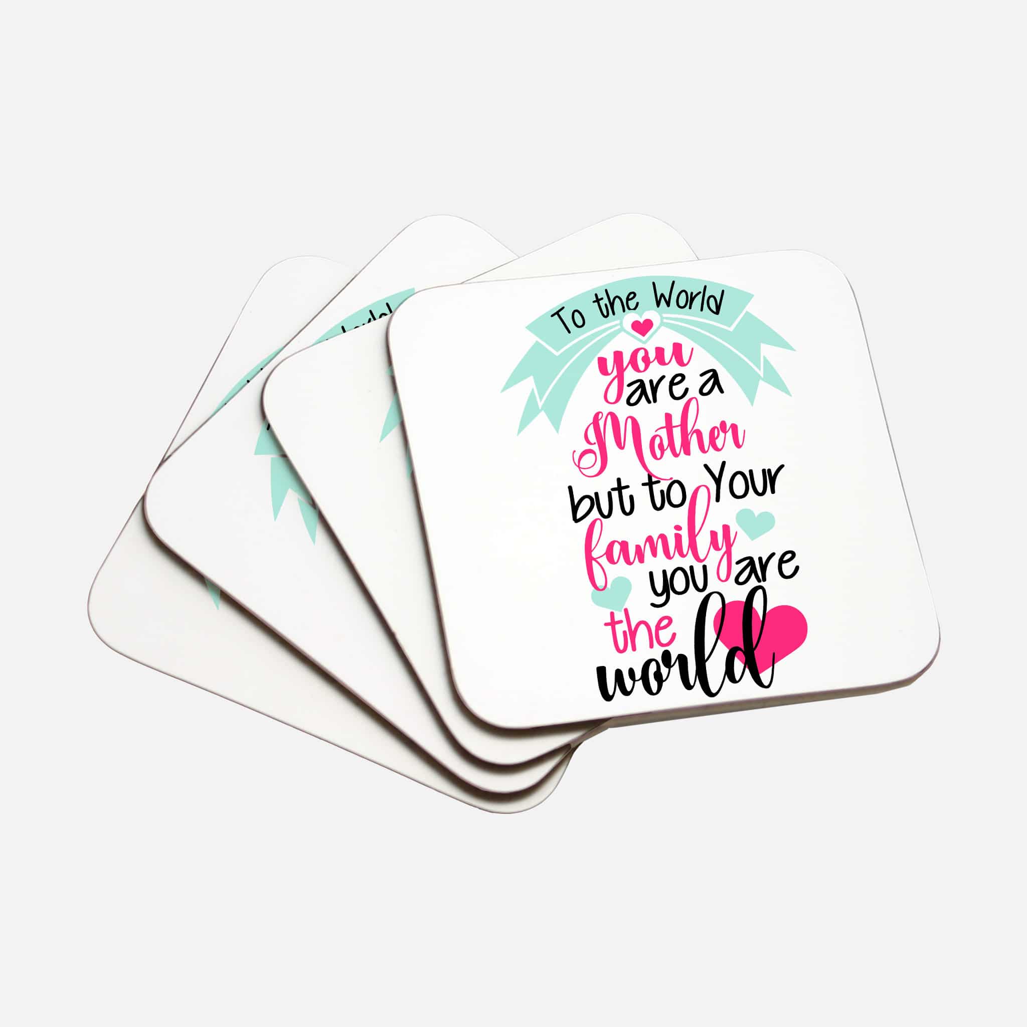 Coasters For Mothers Print Personalised