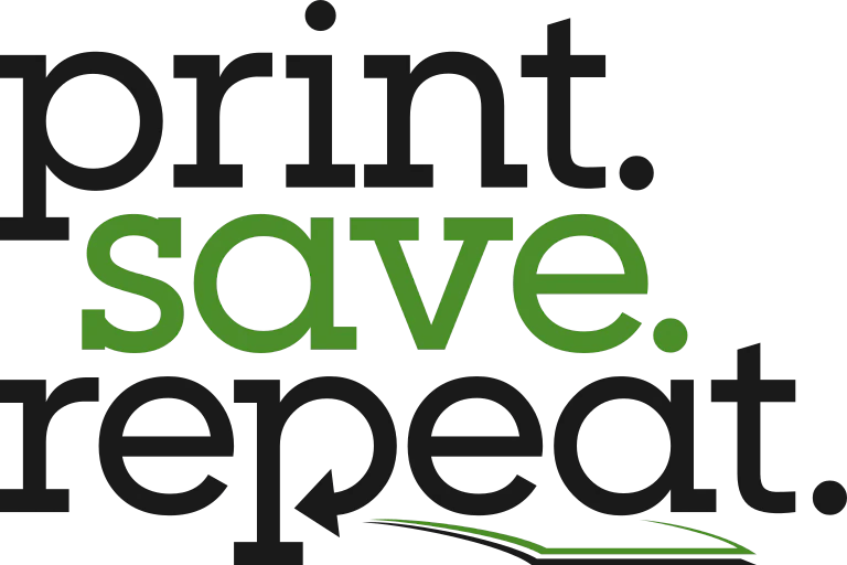 Label Adhesive Properties Print Save Repeat - Minimal Art Collection - Mobile Quality