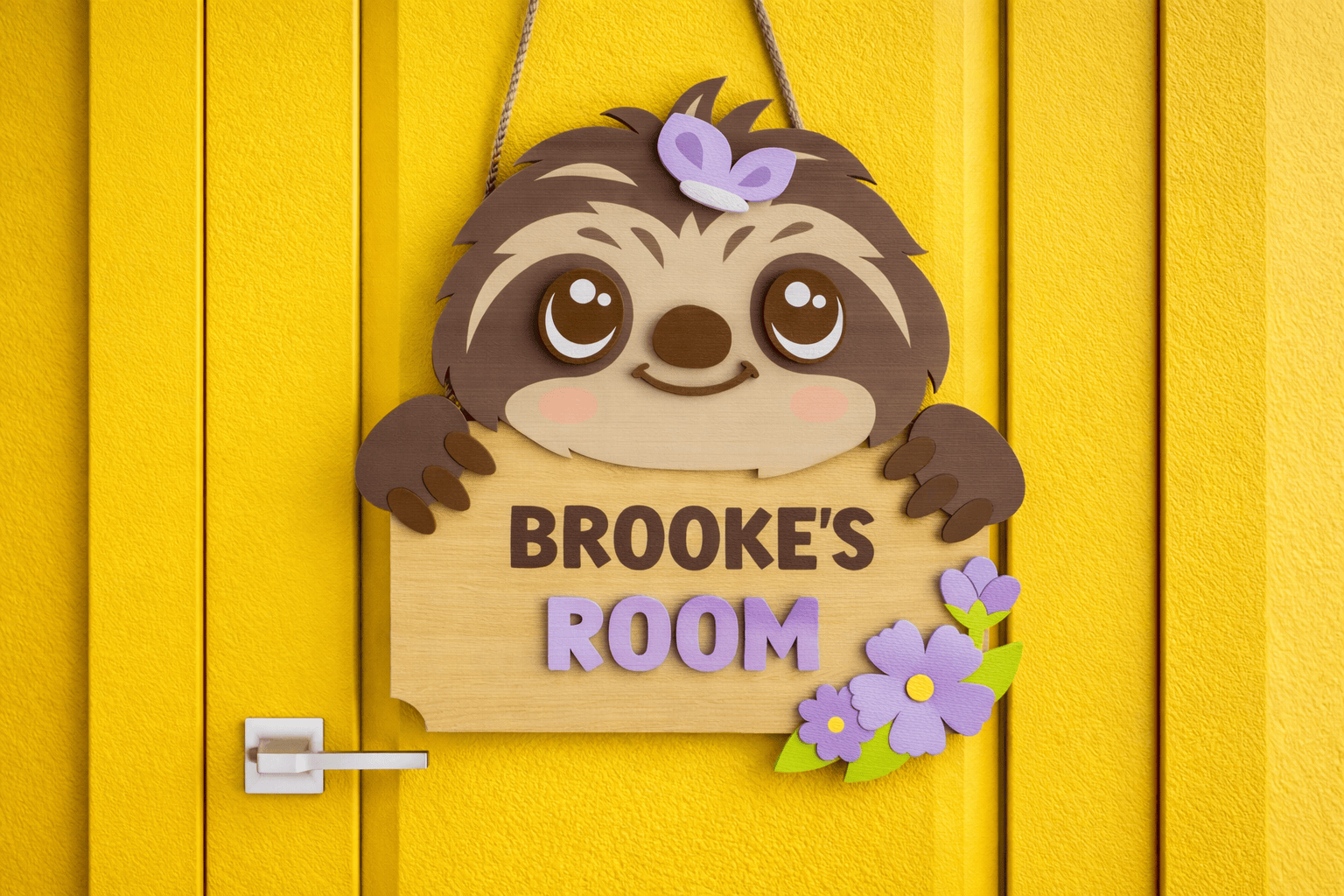 Children's Room Animal Name Signs