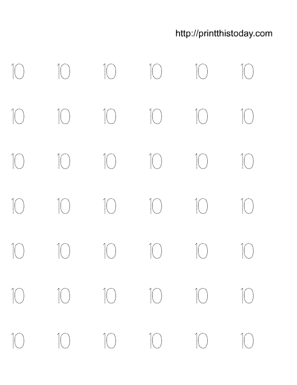 free math tracing worksheets for kindergarten and preschool