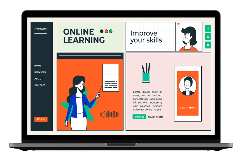 Sell online courses from your own website