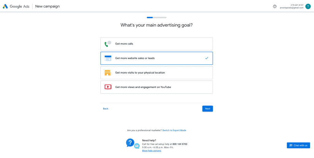 How to create a google ads account