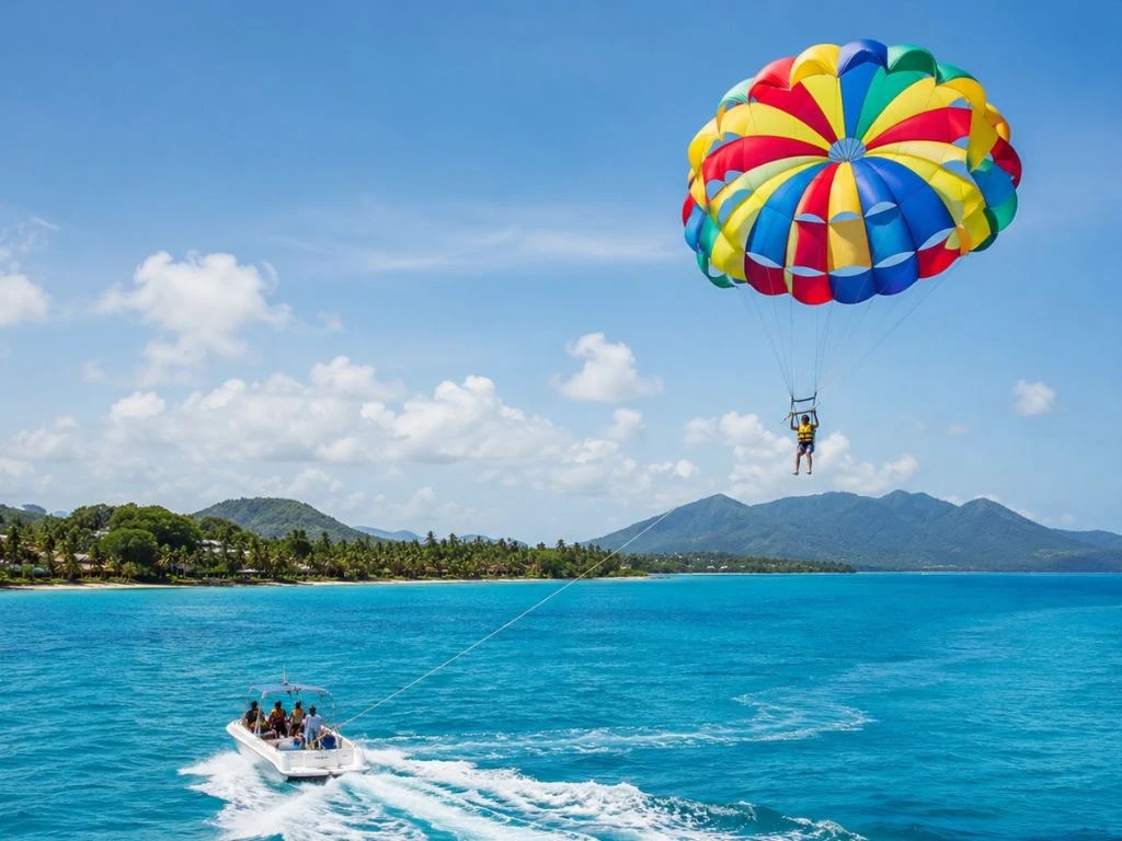 parasailing