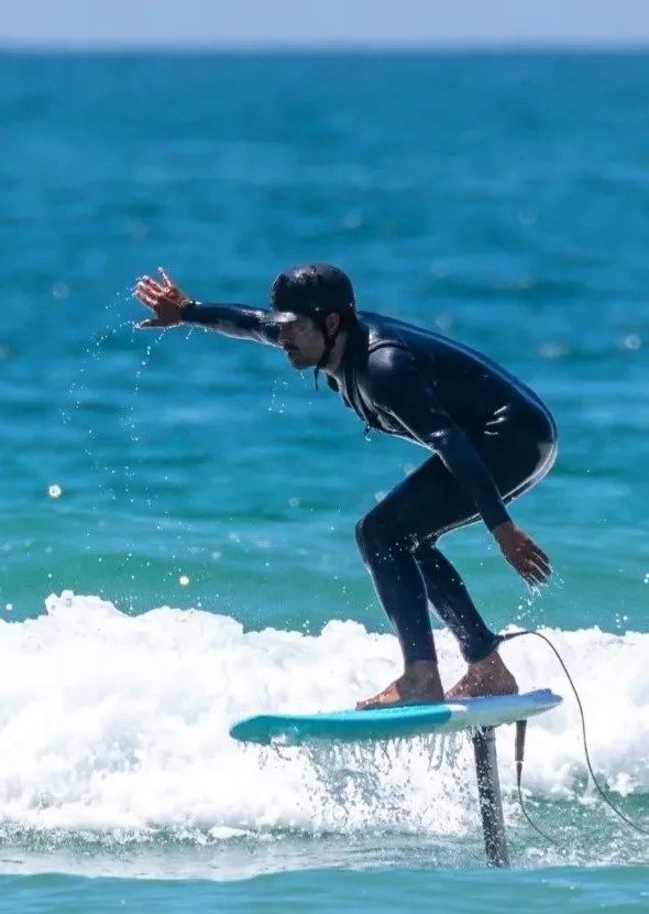 Foil lesson in Bali