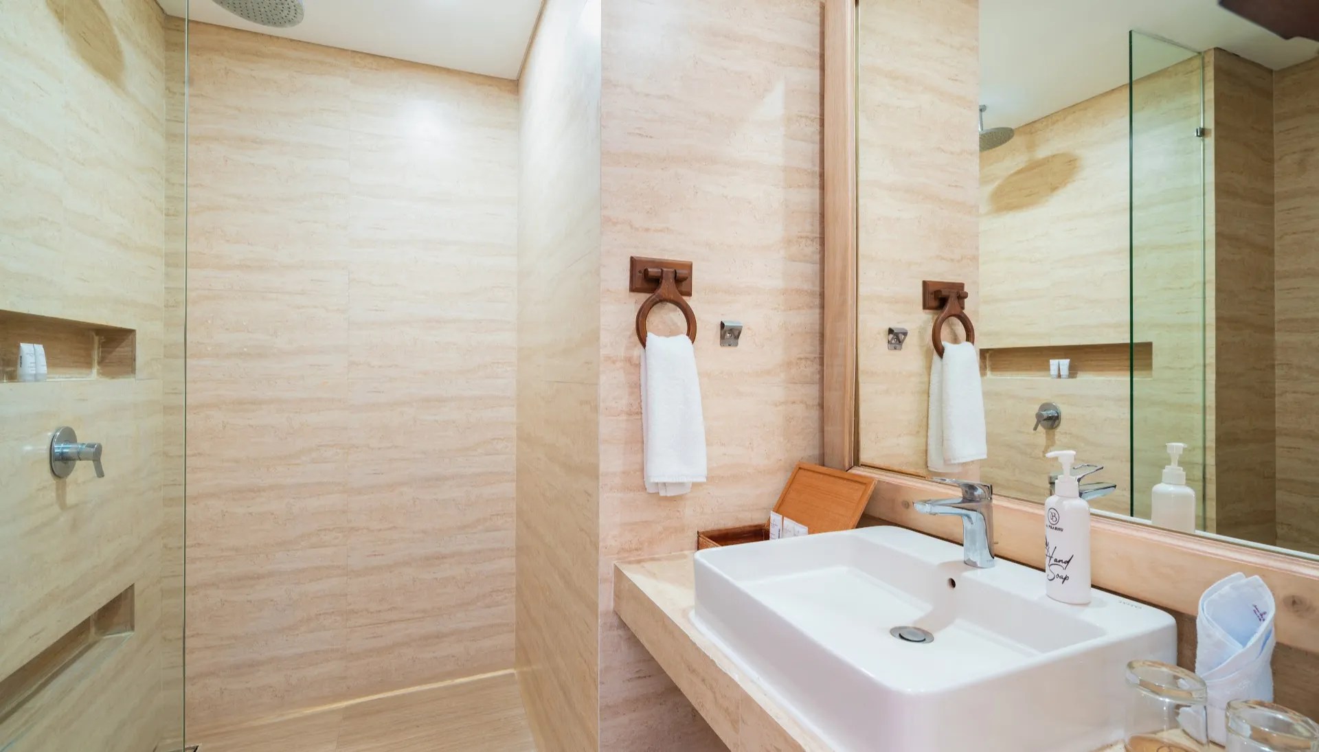 Private bathroom at Jimbaran Bay Beach Resort & Spa Bali