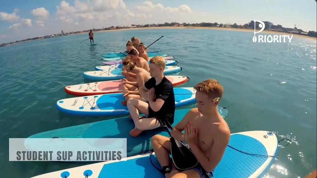 Priority SUP group paddle boarding session in Bali