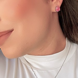 Conjunto Gota Rosa Fusion Silver