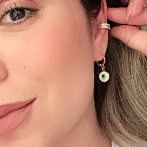 Piercing Fake (de pressão) Premium Gold para conch