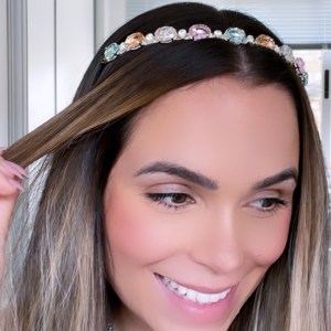 Tiara Júlia Cravejada