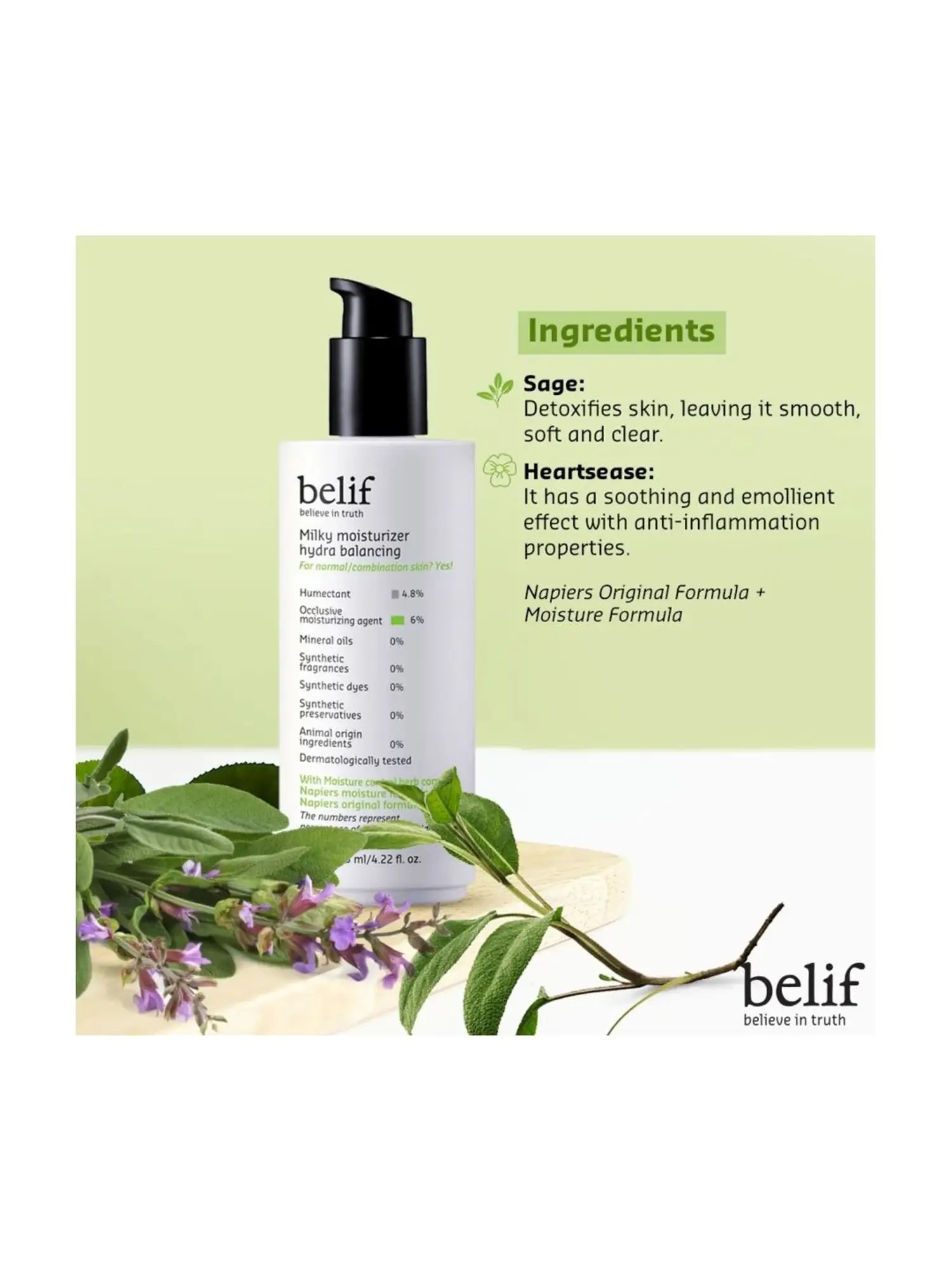 MILKY MOISTURIZER HYDRA BALANCING 125ML belif