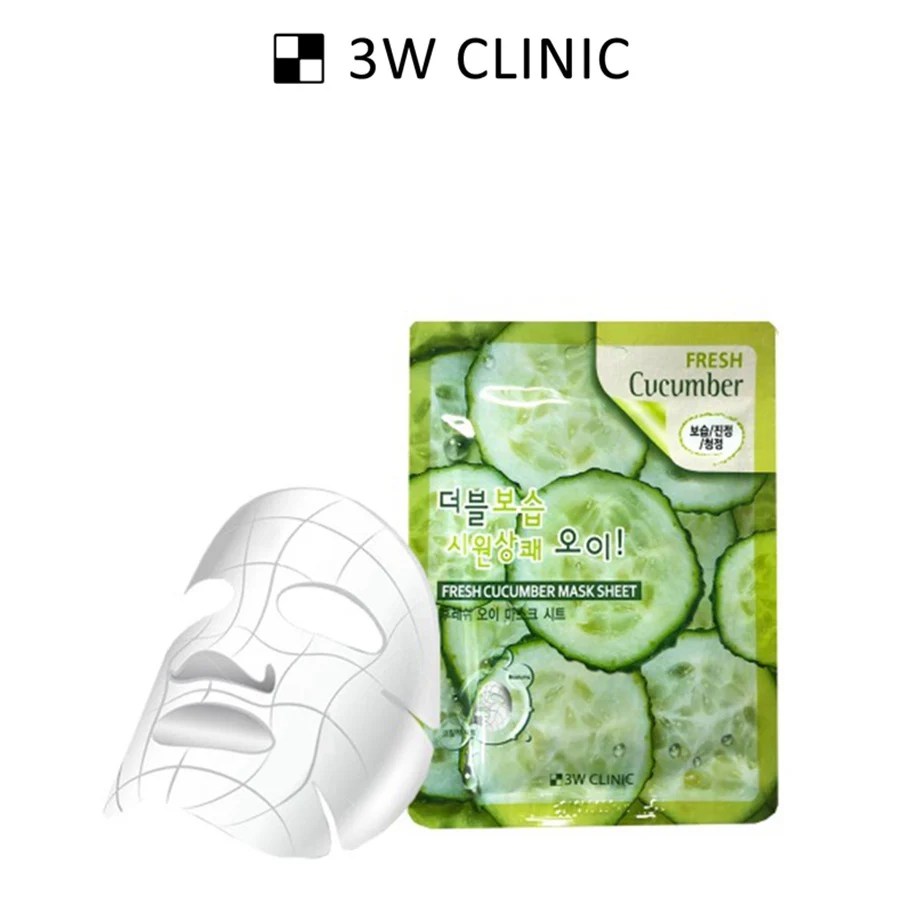 FRESH CUCUMBER MASK SHEET 3W CLINIC