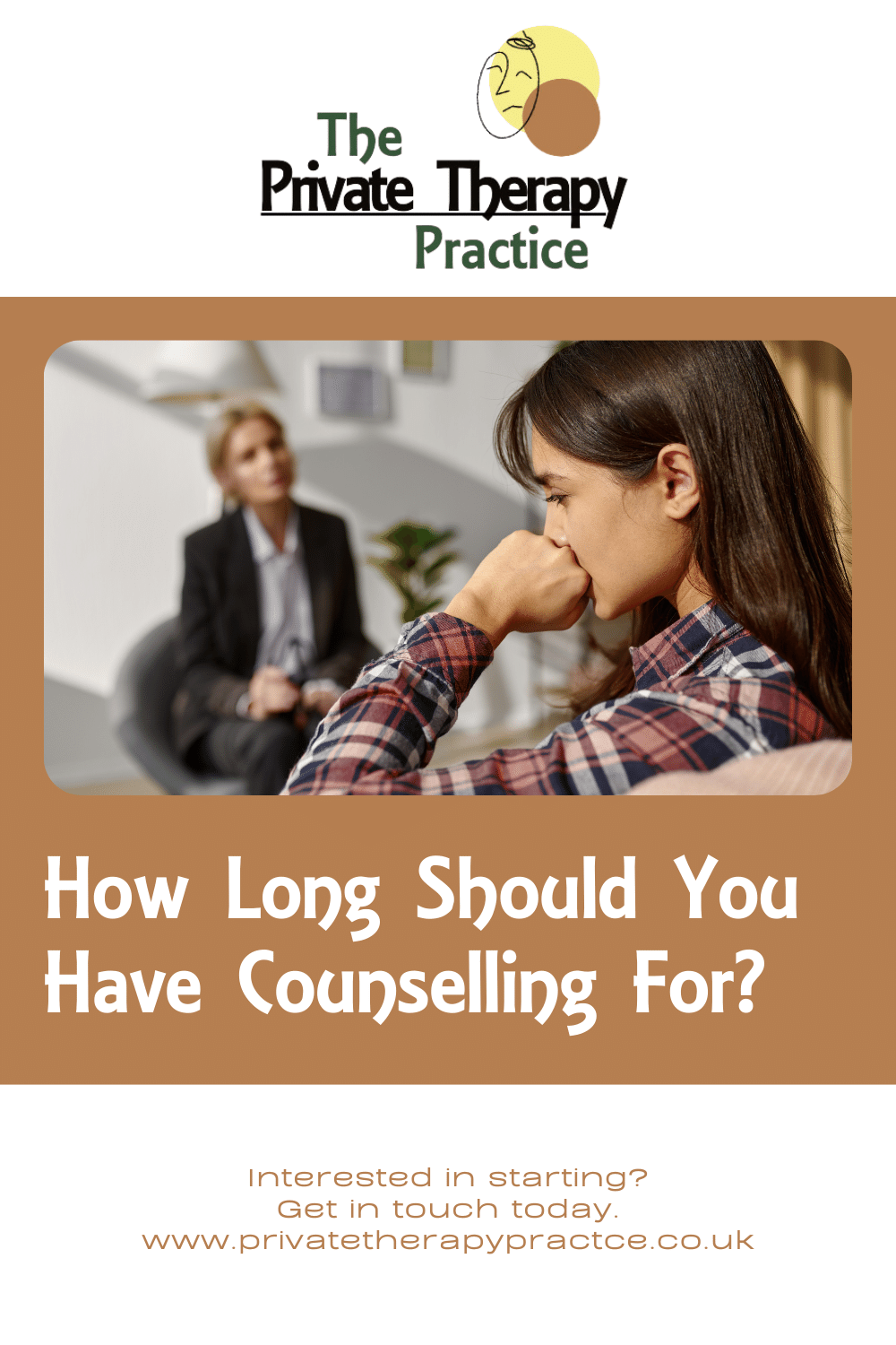 How long will you have to have counselling for?