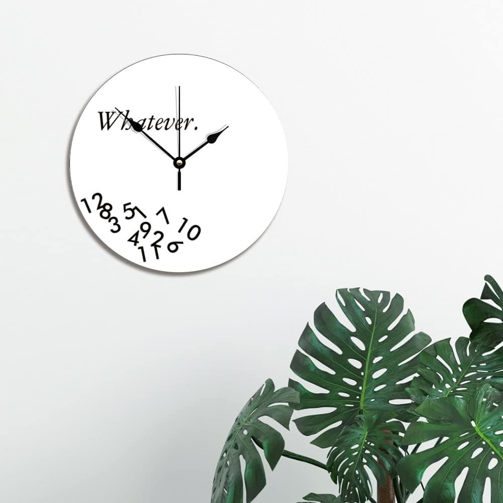 ArogGeld Modern Large Wall Clock Whatever