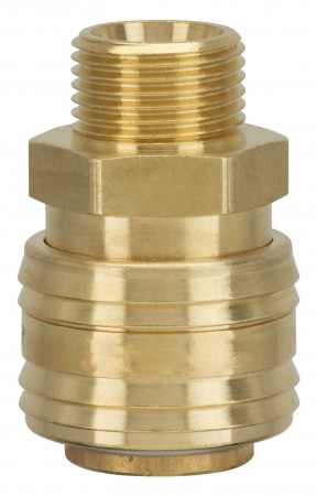 Hitra spojka DN 7.2 medenina, 1/2˝ ZN - SHM-1/2 ZN