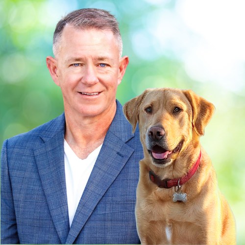 Eric Baskett with Baxter