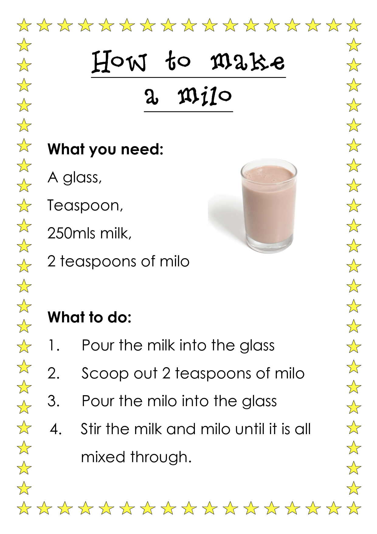 Goal how to make a cup of tea • a cupmaterials you need • two spoonful of to sugar prepare: Walt Write A Procedural Text Lessons Blendspace