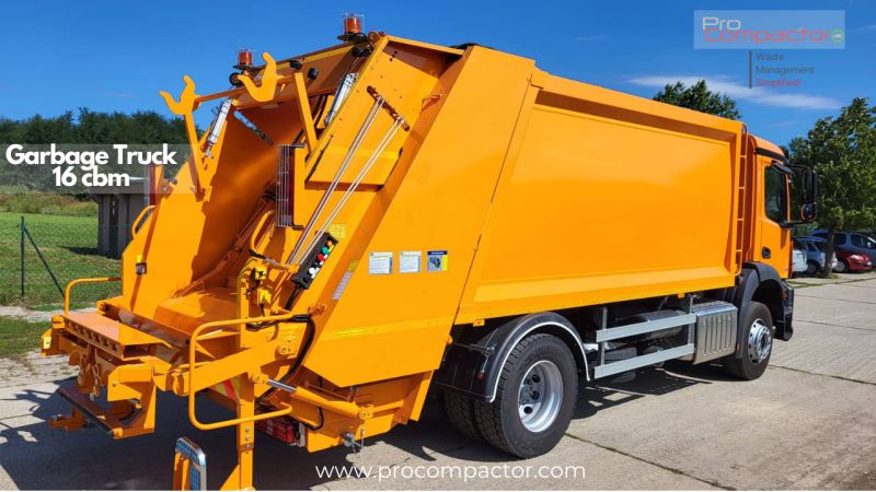 Refuse Garbage Compactor Truck Acompactor - Colorful Photos - Classic HD Collection