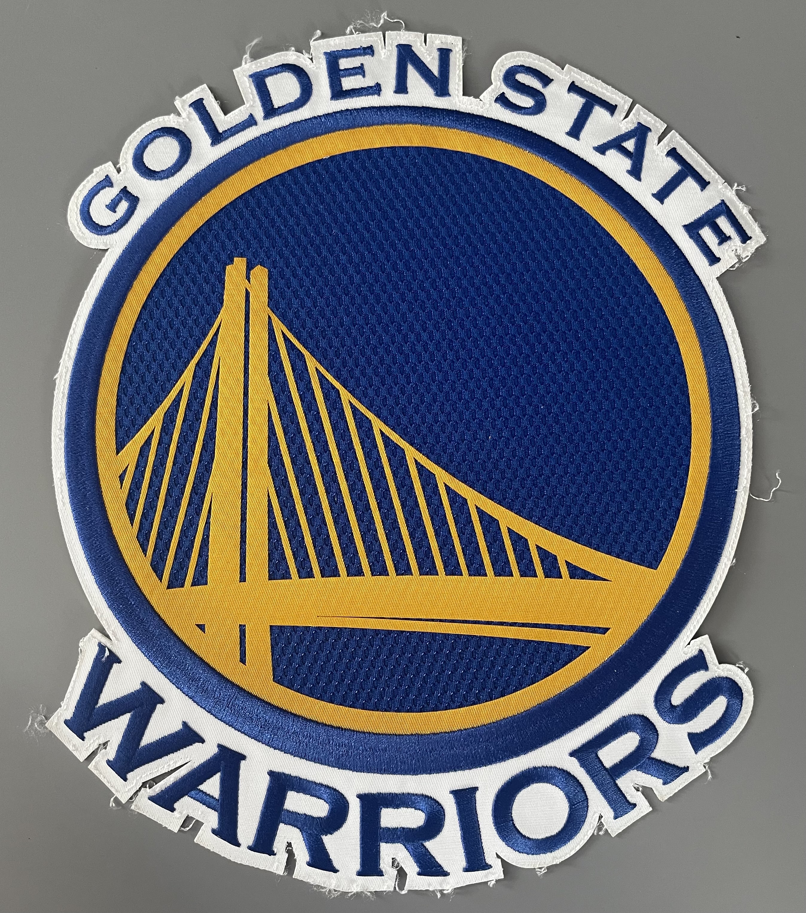 Golden State Warriors GSW NBA adidas Rev30 Home White Jersey Front Logo Patch