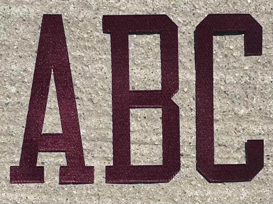 NBA adidas Rev30 jersey number set, stacked layout