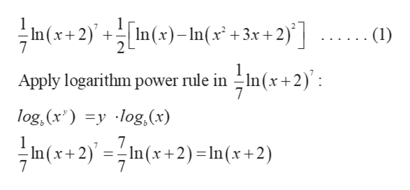 Express The Quantity As A Single Logarithm Ln 2 1 2 Chegg Homework Help and Answers.