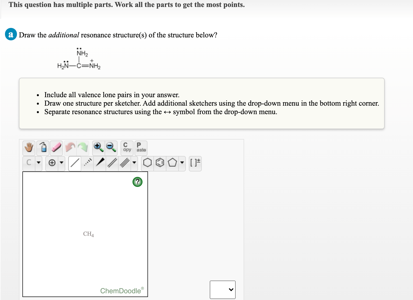 Draw The Additional Resonance Structure S Of The Chegg Add additional sketchers using the dropdown menu in the bottom right corner.