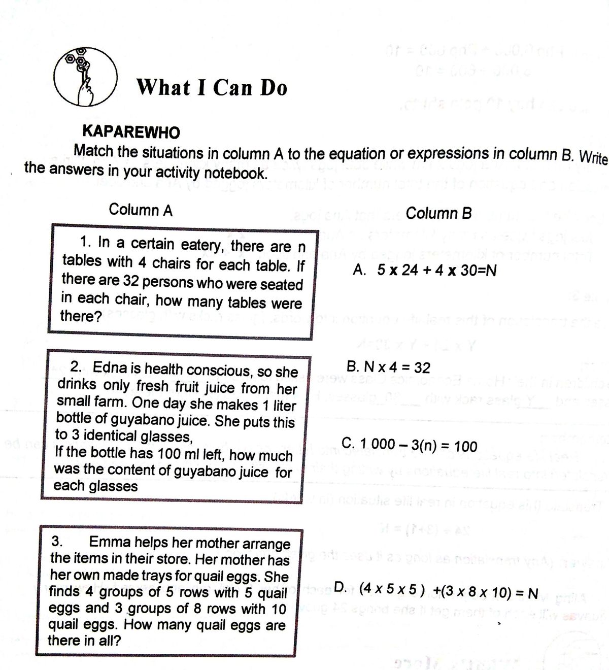 Answered: Match the situations in column A to the… | bartleby