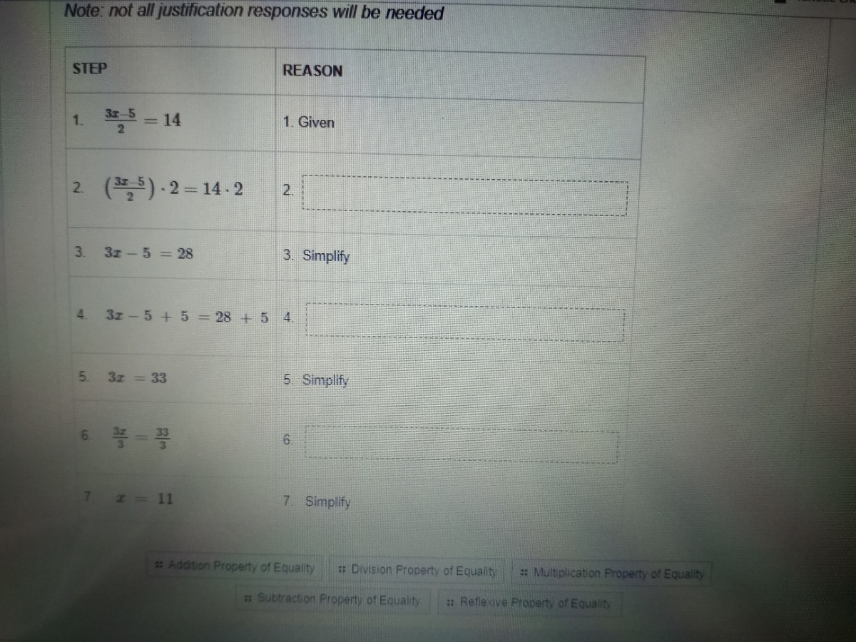 Answered: 2 (또).2-14-2 %3D 3. 3z -5 28 3.… | bartleby