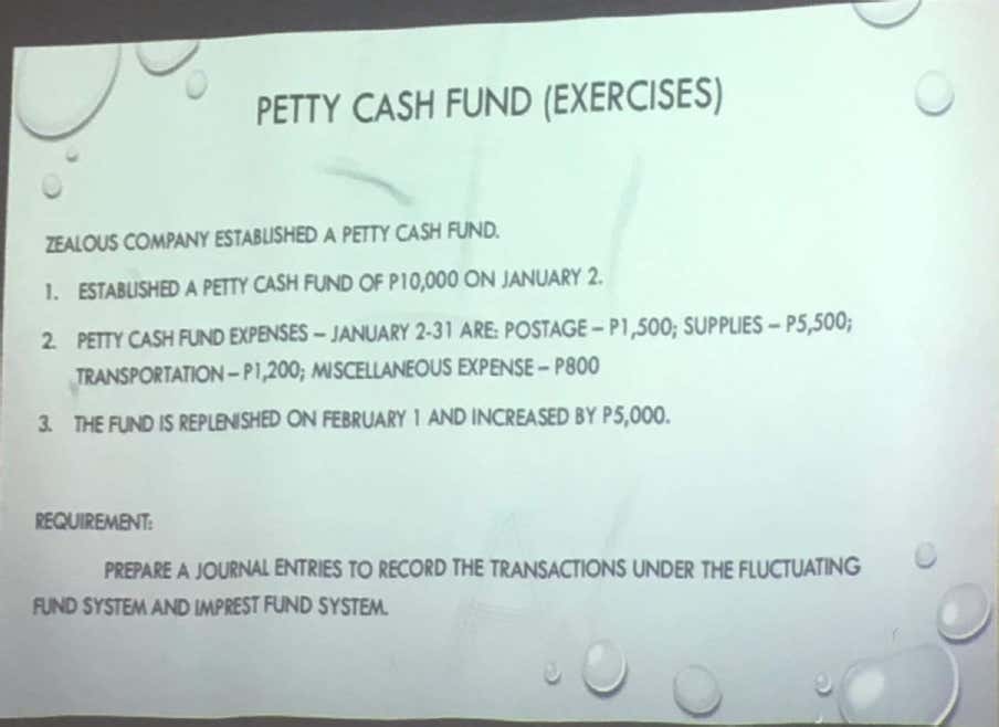 Whats A Petty Cash Buyer