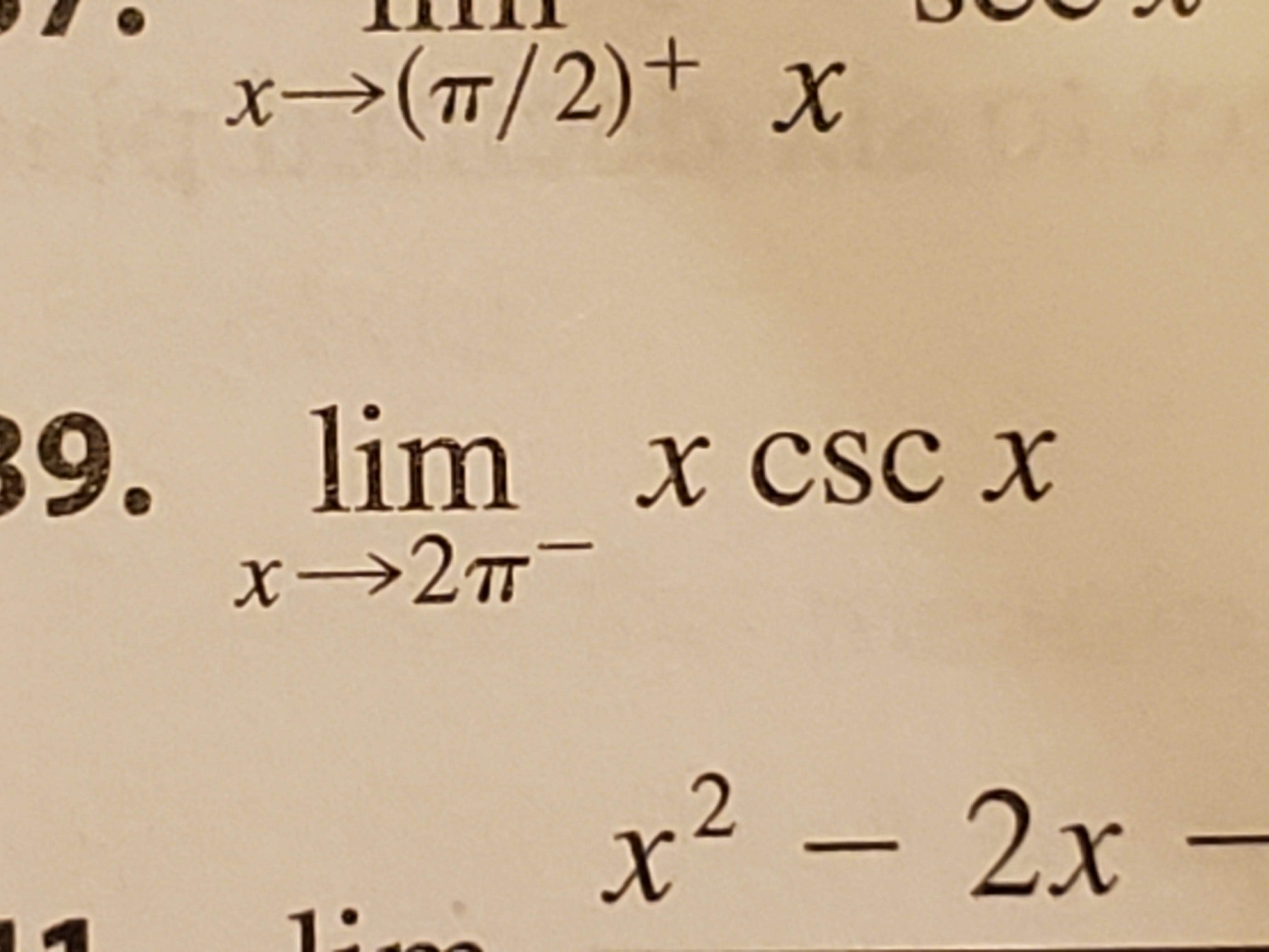 Integral Of X Csc^2x