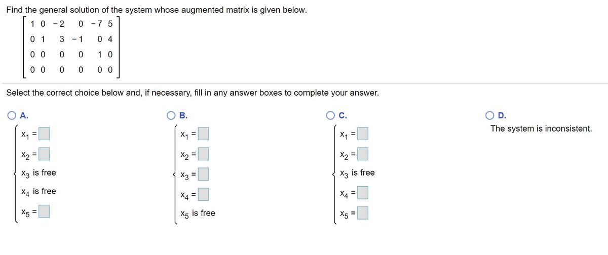 Answered: Find the general solution of the system… | bartleby Answered: Find the general solution of the system… | bartleby