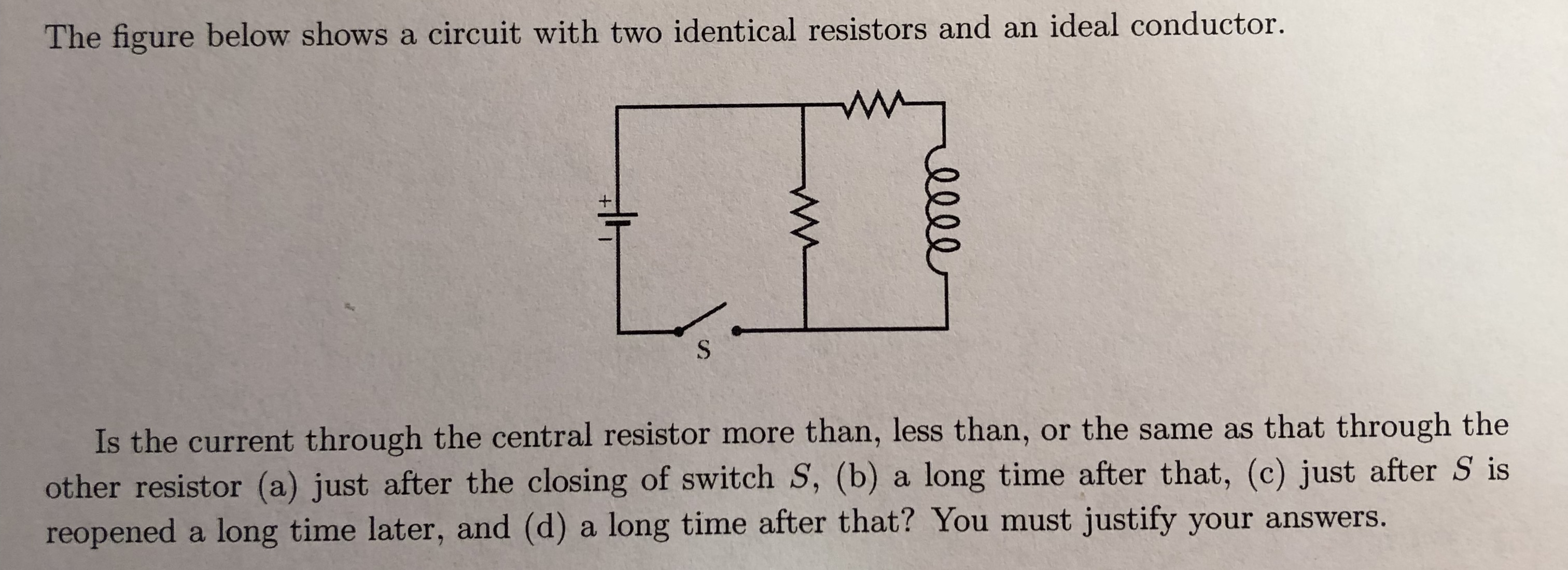 Answered The Figure Below Shows A Circuit With Bartleby