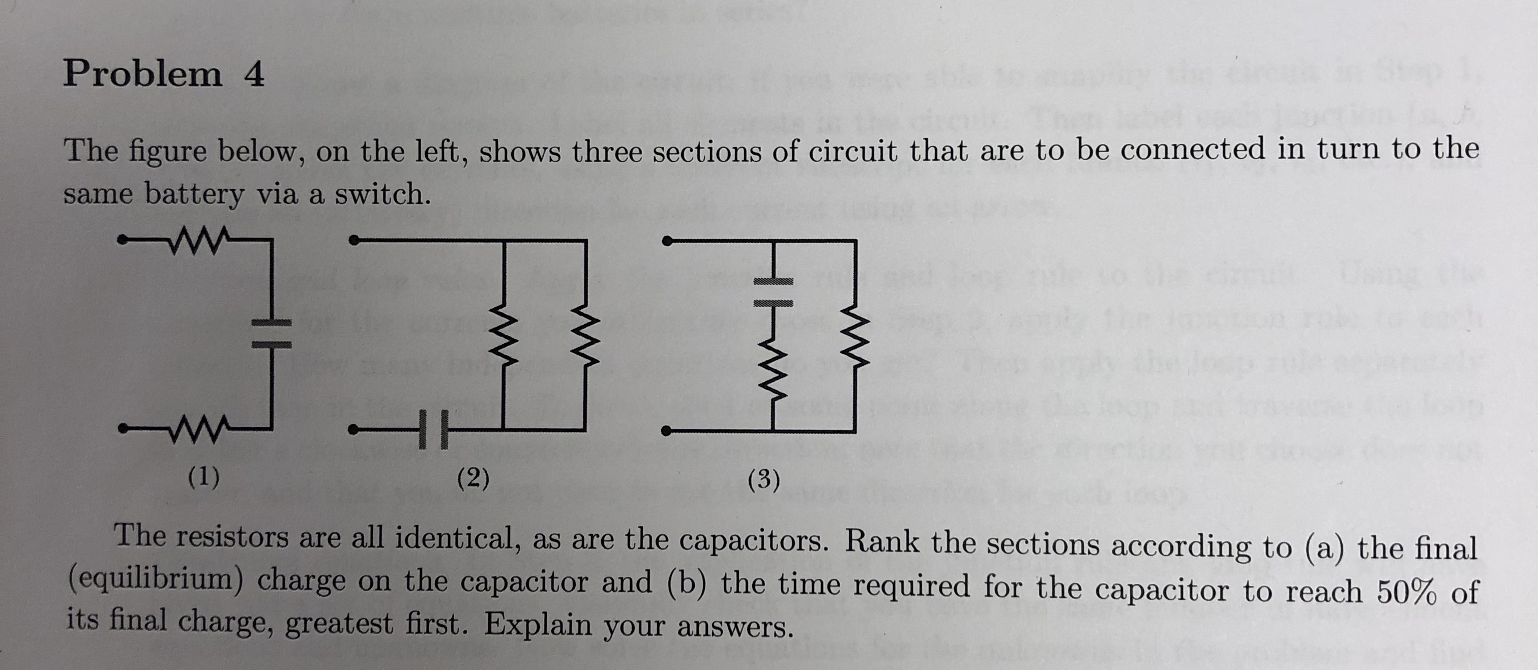 Answered Problem 4the Figure Below On The Left Bartleby