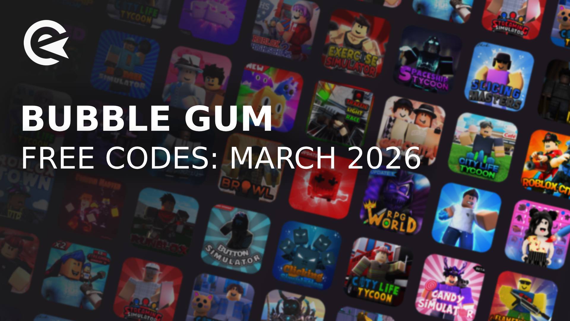 Bubble Gum Simulator Infinity Codes March 2026 EarlyGame Bubble Gum Simulator Infinity Codes 1 