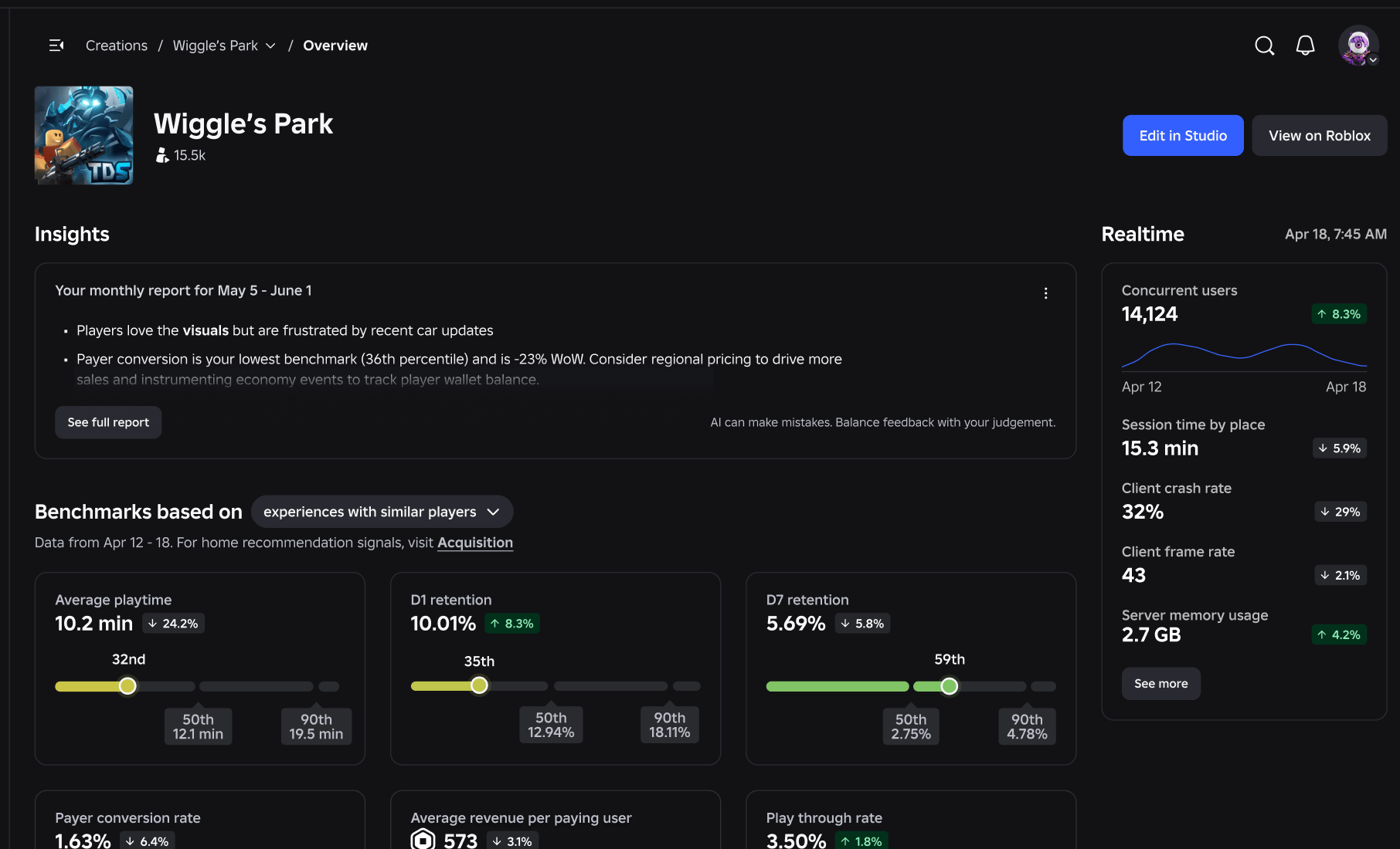 Analytics Roblox Creator Hub Step3 