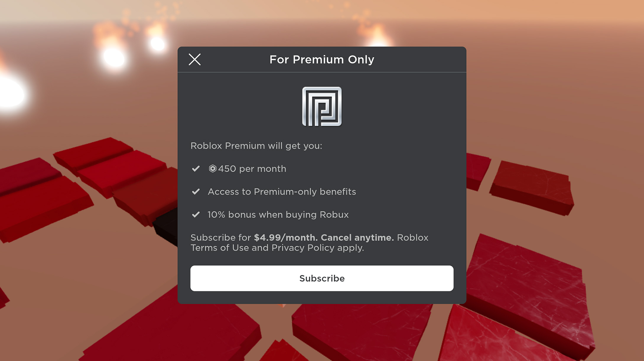 Modal De Compra Do Premium Dentro De Uma Experi Ncia Modal Example 