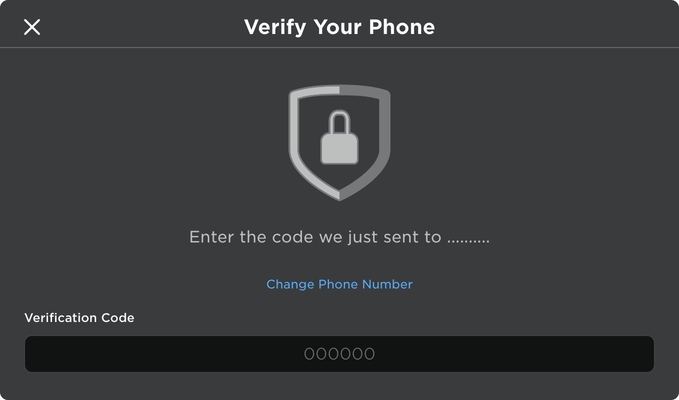 Account Roblox Creator Hub Verify Phone Dialog 