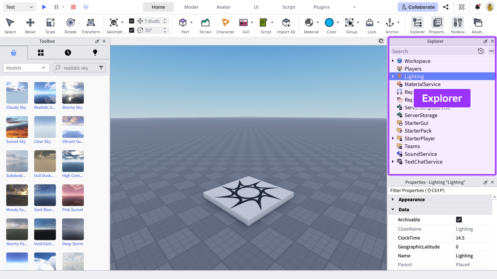 Explorer Window Shown On The Right Side Of Studio S Window Explorer 